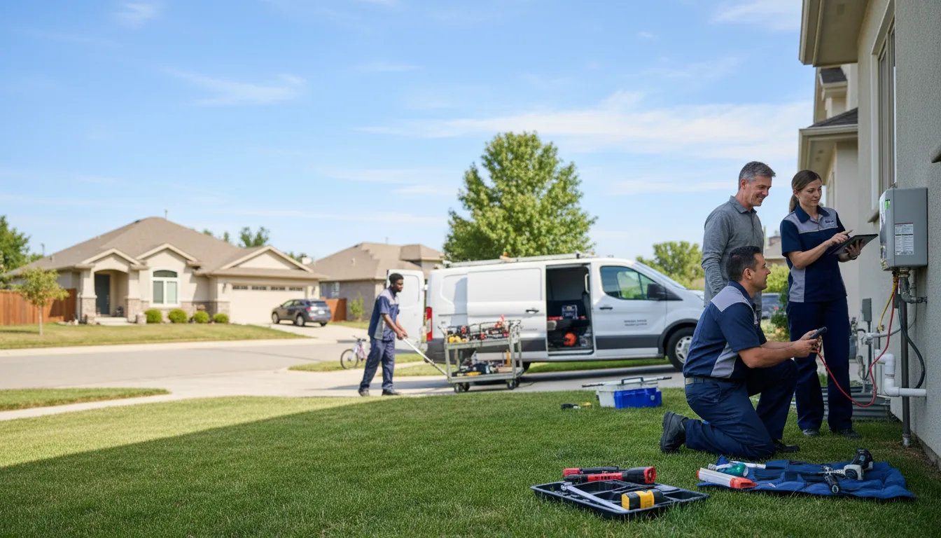 Tankless water heater service in Laneville, TX